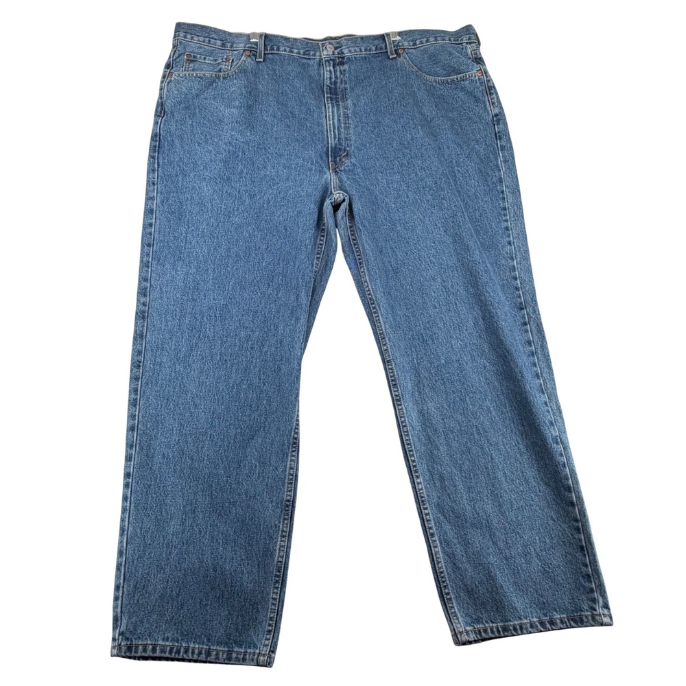 Levi's 550 Relaxed Fit Tapered Leg Mens 50x32 Blue Jeans Big & Tall Medium Wash